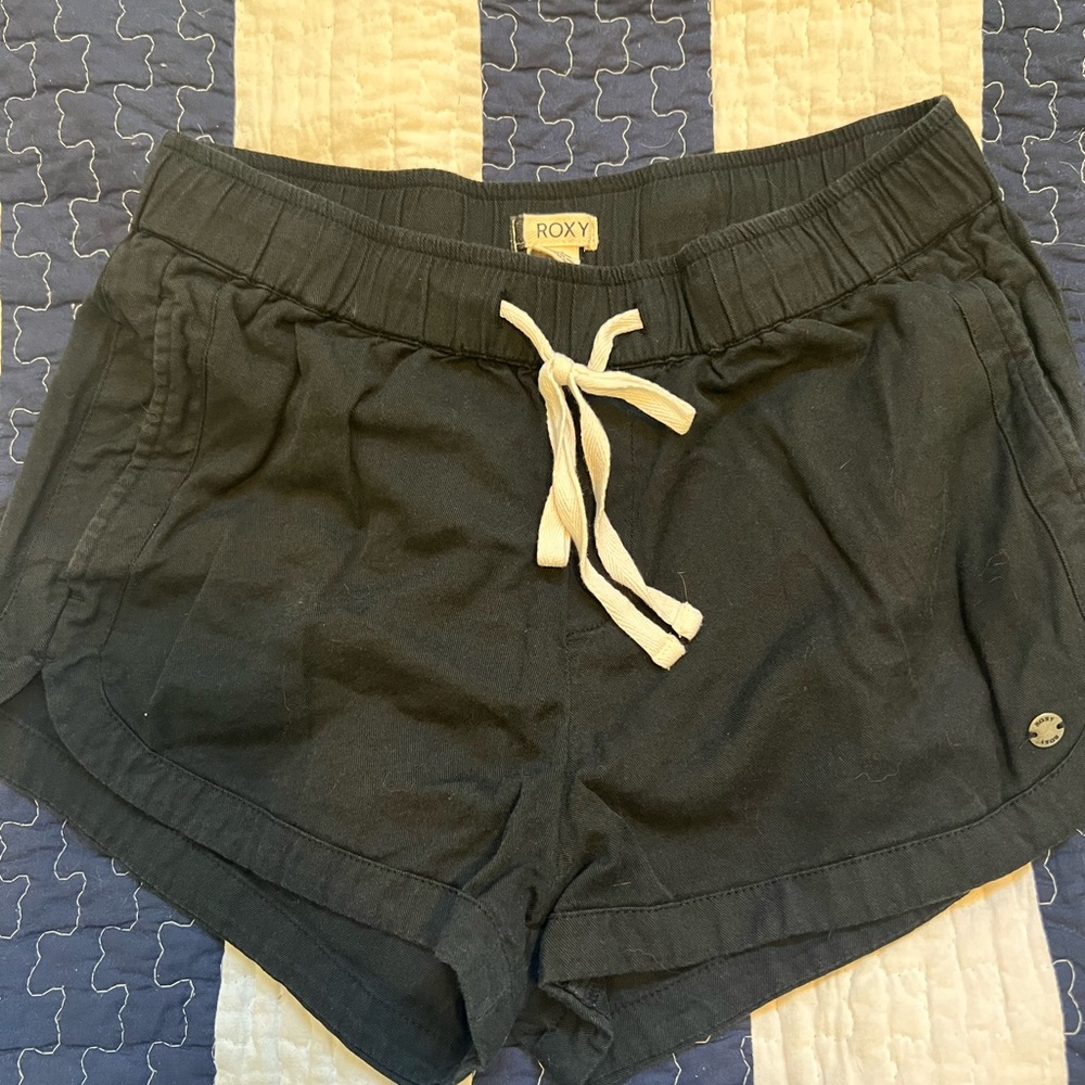 Roxy XS linen short Black